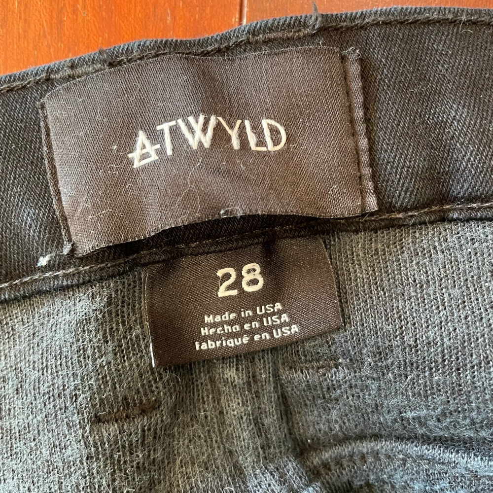 Atwyld Kevlar Lined Black Moto Jeans - Picture 3 of 3
